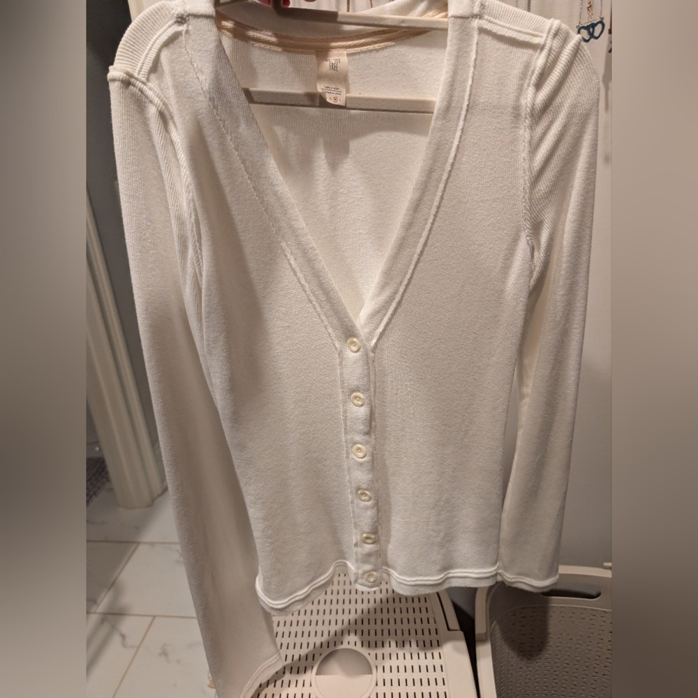 We The Free Cream Button-Down Women's Shirt